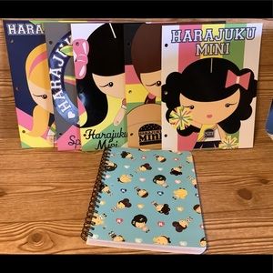 Harajuku Mini Porfolio Folders and Notebook